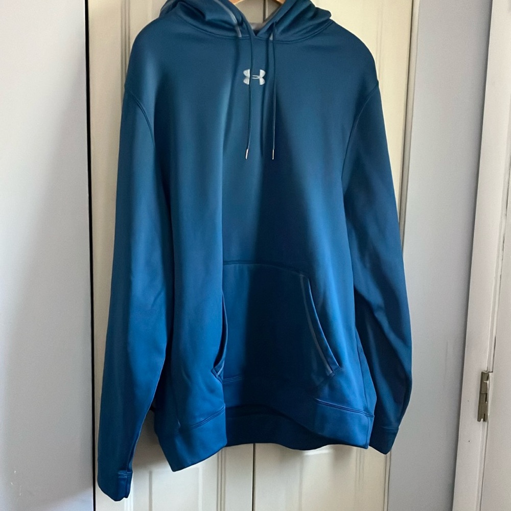 Under Armour Blue Sweatshirt with Drawstring Hood